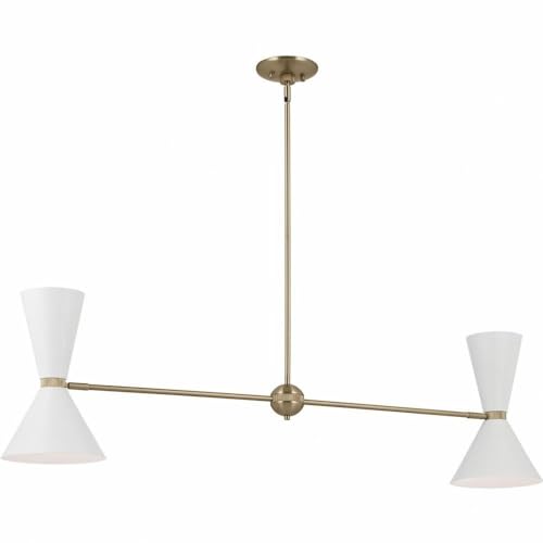 kichler-phix-52569cpzwh-mid-century-4-light-linear-chandelier-in-champagne-bronz image 4