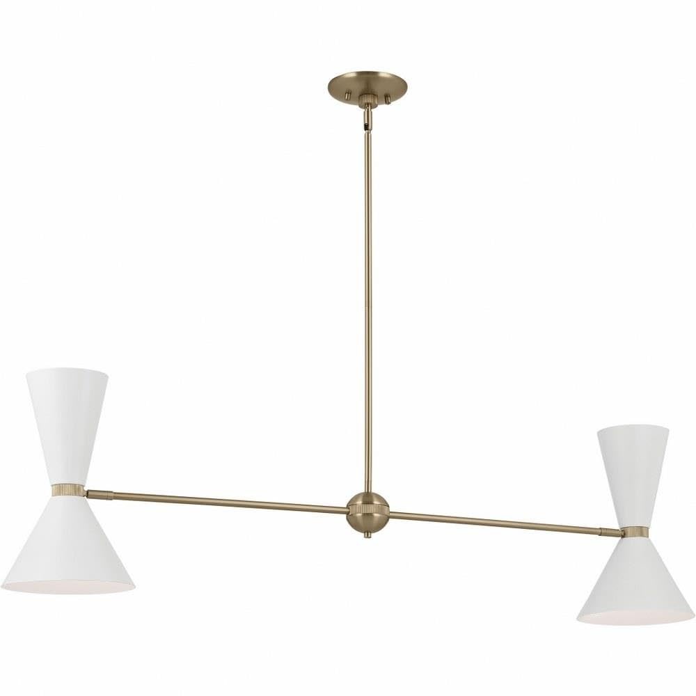 kichler-phix-52569cpzwh-mid-century-4-light-linear-chandelier-in-champagne-bronz image 1