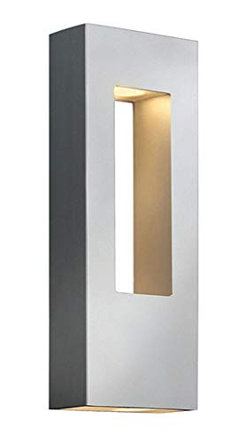 hinkley-atlantis-two-light-medium-wall-mount-outdoor-lantern-titanium-finish-con image 2