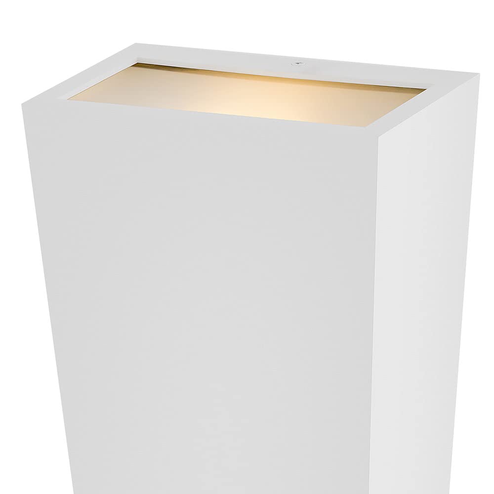 hinkley-cruz-medium-wall-mount-outdoor-lantern-textured-white image 7