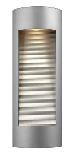 hinkley-1664tt-led-luna-two-light-outdoor-wall-mount-titanium-finish image 7