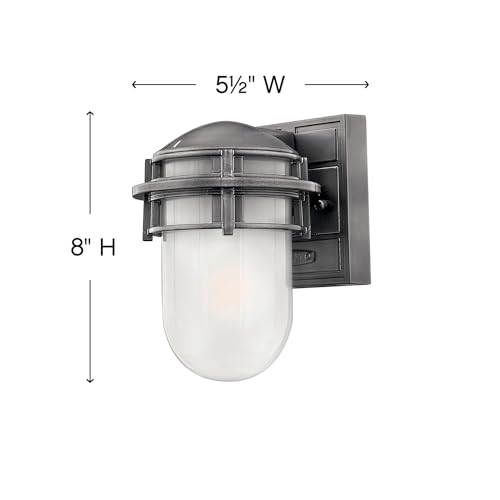 hinkley-1956he-reef-transitional-one-light-outdoor-wall-mount-in-pewter-nickel-s image 5