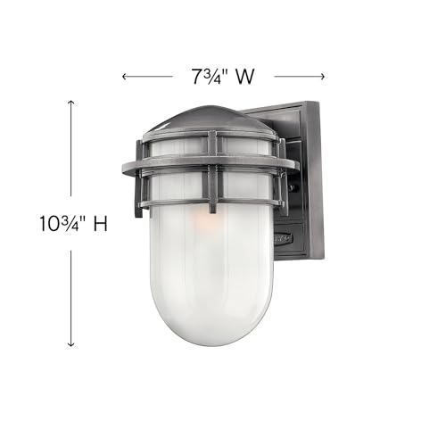 hinkley-reef-small-outdoor-wall-mount-in-hematite-one-light image 5