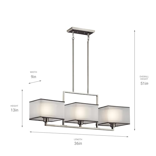 kichler-kailey-3-light-linear-chandelier-in-brushed-nickel-model-43437ni-with-or image 7