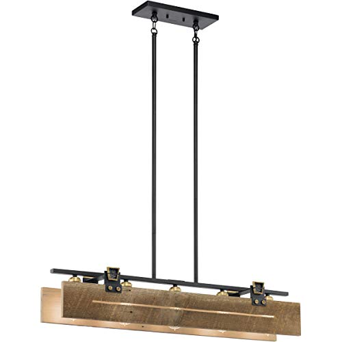kichler-ridgewood-44180bkt-five-light-linear-chandelier-in-textured-black-40 image 5