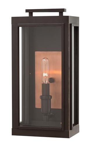 hinkley-sutcliffe-one-light-4w-led-outdoor-small-wall-sconce-oil-rubbed-bronze image 6