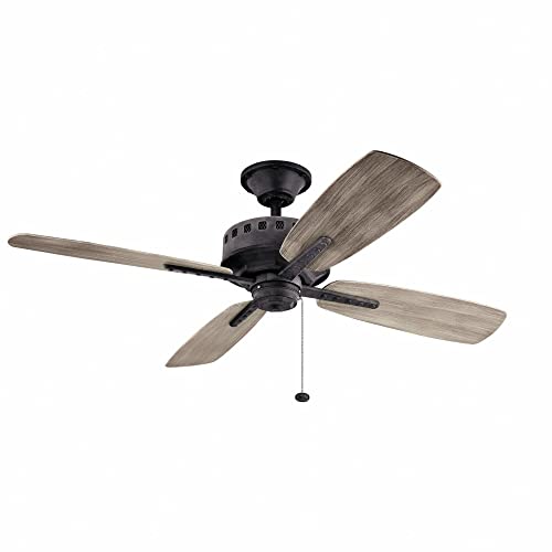 kichler-eads-patio-52-inch-ceiling-fan-weathered-zinc-with-weathered-medium-oak- image 6