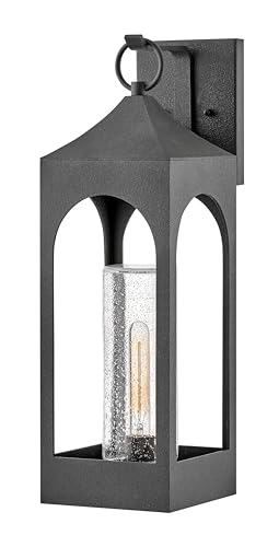 hinkley-amina-large-wall-mount-outdoor-lantern-distressed-zinc-finish-clear-seed image 6
