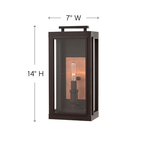 hinkley-sutcliffe-one-light-4w-led-outdoor-small-wall-sconce-oil-rubbed-bronze image 7