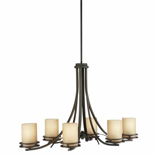 kichler-hendrik-6-light-oval-chandelier-olde-bronze-traditional-oval-chandelier- image 5