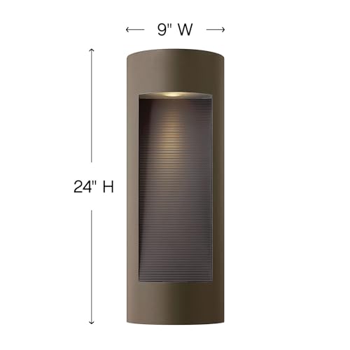 hinkley-luna-large-wall-mount-outdoor-lantern-with-integrated-led-bronze-finish image 8