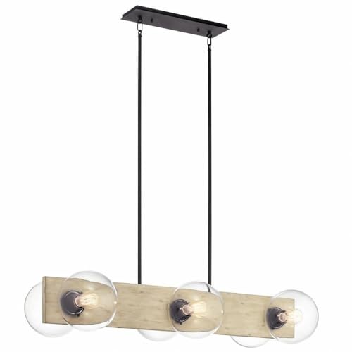 kichler-marquee-44296www-transitional-six-light-linear-chandelier-in-white-washe image 5
