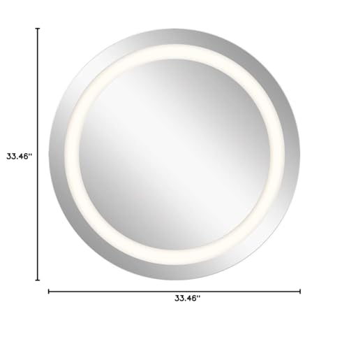 kichler-elan-signature-led-backlit-mirror-chrome-33-5-x-33-5 image 6