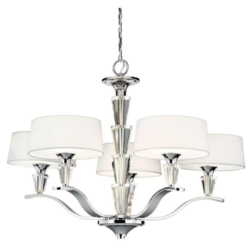 kichler-crystal-persuasion-5-light-chandelier-chrome-finish-model-42030ch-elegan image 2