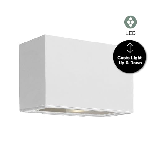 hinkley-1645sw-led-atlantis-collection-up-down-led-wall-mount-white-finish image 6
