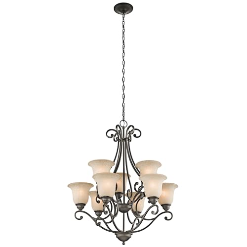 kichler-camerena-9-light-two-tier-chandelier-olde-bronze-43226oz-30-w-x-34-5-h-w image 6