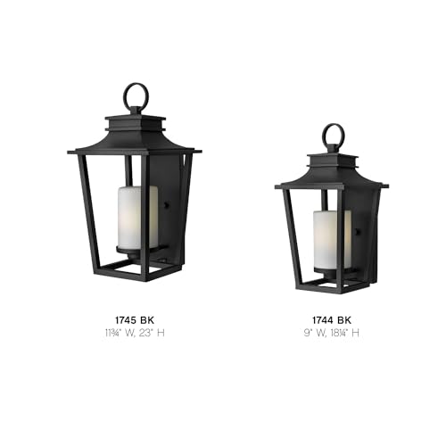 hinkley-sullivan-one-light-small-outdoor-wall-mount-black-finish image 7
