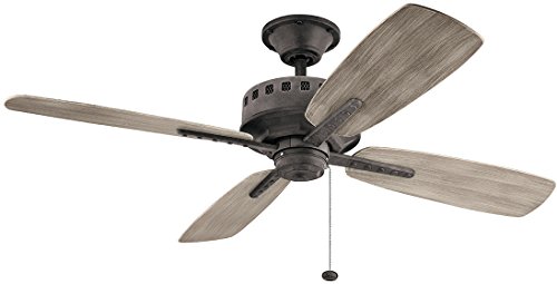 kichler-eads-patio-52-inch-ceiling-fan-weathered-zinc-with-weathered-medium-oak- image 7