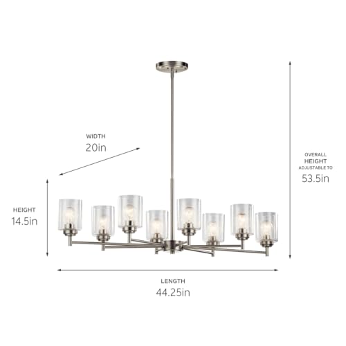 kichler-winslow-8-light-oval-chandelier-brushed-nickel-clear-seeded-glass-44035n image 8