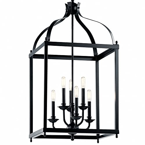 kichler-larkin-6-light-pendant-chandelier-black-36-25 image 7