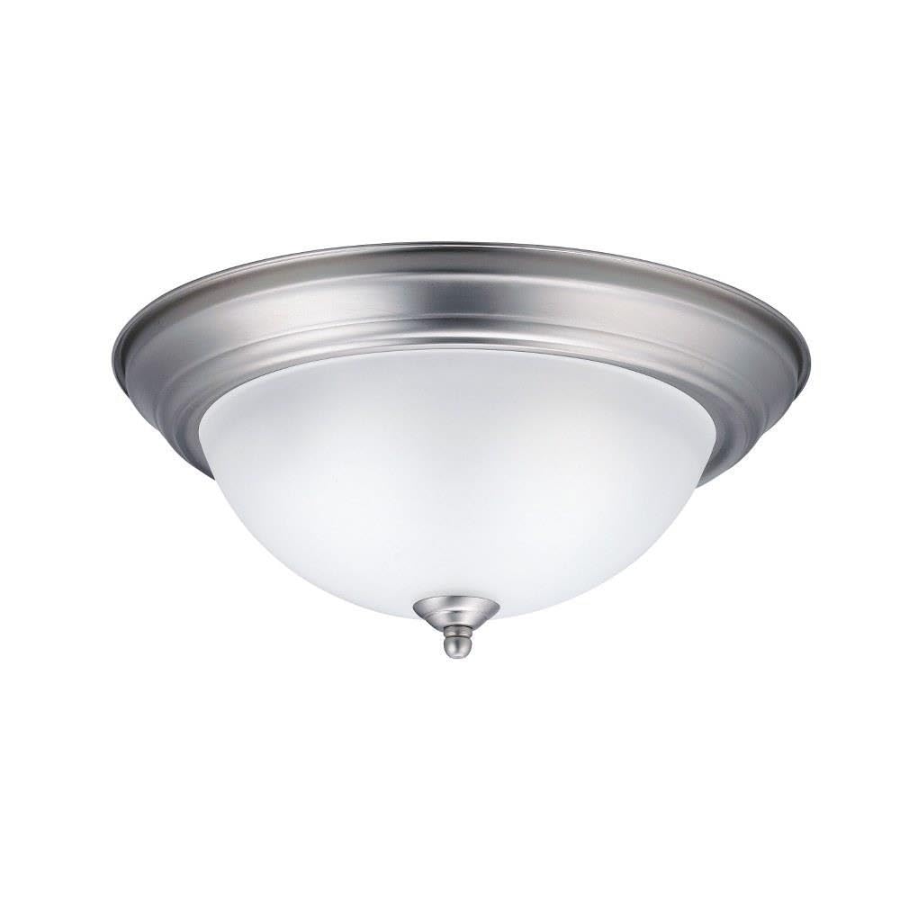 kichler-13-25-2-light-flush-mount-ceiling-light-in-brushed-nickel-with-satin-etc image 1
