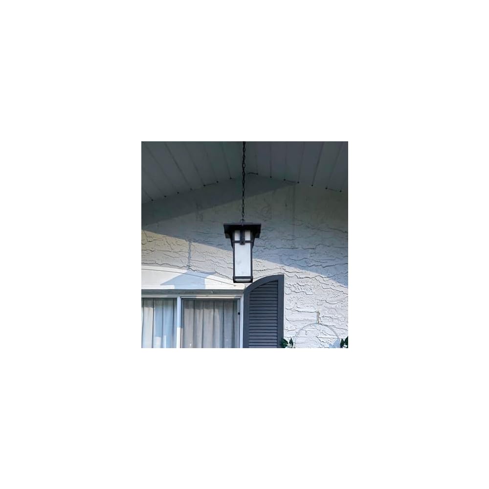 hinkley-manhattan-one-light-large-outdoor-hanging-lantern-oil-rubbed-bronze-etch image 7
