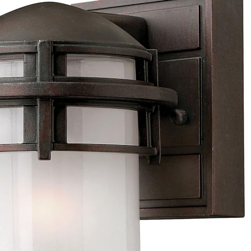 hinkley-1956vz-reef-transitional-one-light-outdoor-wall-mount-in-bronze-dark-fin image 7