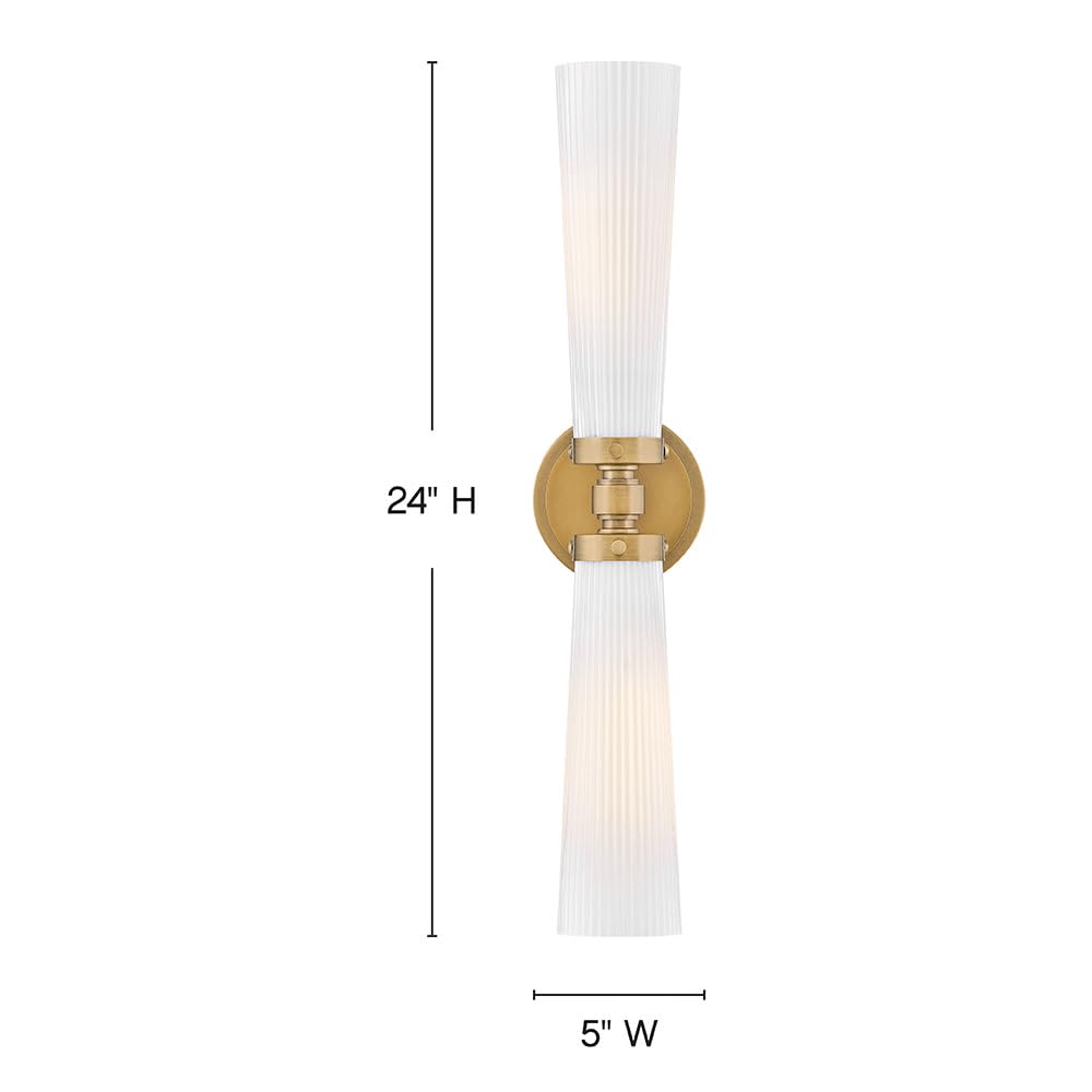 hinkley-jude-medium-two-light-vanity-light-heritage-brass-horizontal-mount-only- image 2