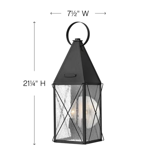 hinkley-york-1844bk-two-light-outdoor-wall-lantern-black-finish-traditional-styl image 6