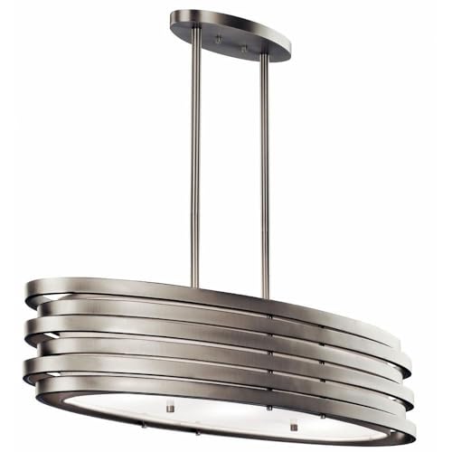 kichler-roswell-43303ni-3-light-oval-chandelier-brushed-nickel-satin-etched-glas image 7