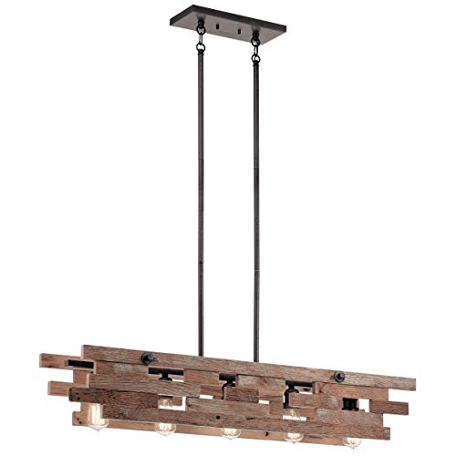 kichler-cuyahoga-mill-43-75-5-light-linear-chandelier-with-anvil-iron-and-reclai image 7