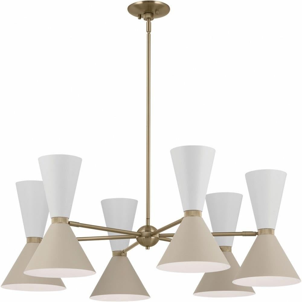 kichler-phix-12-light-chandelier-champagne-bronze-with-white-shades-38-75-diamet image 4