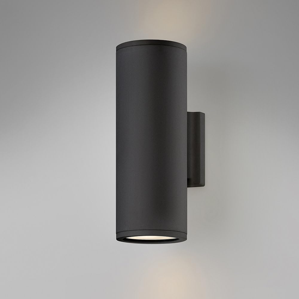 hinkley-silo-small-outdoor-integrated-led-up-down-wall-lantern-rust-and-corrosio image 2