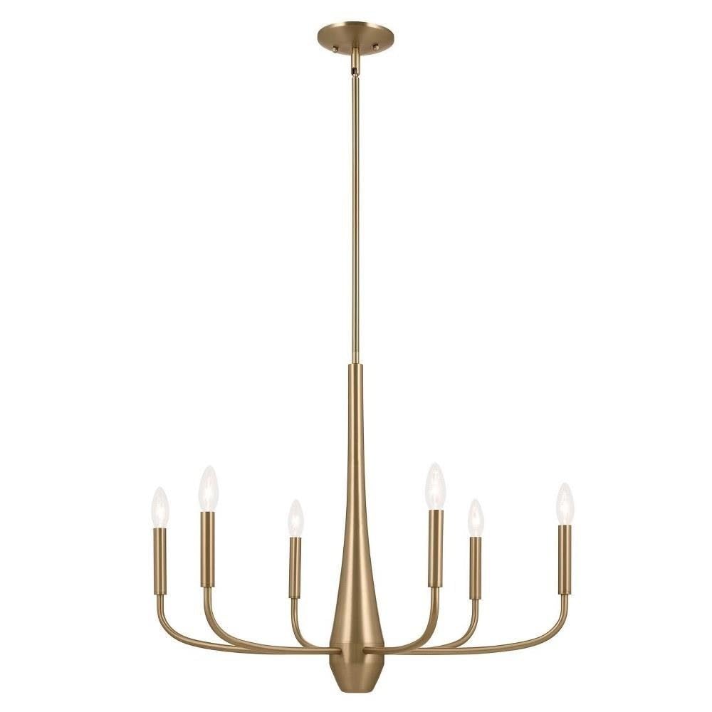 kichler-deela-6-light-chandelier-in-champagne-bronze-52525cpz image 1