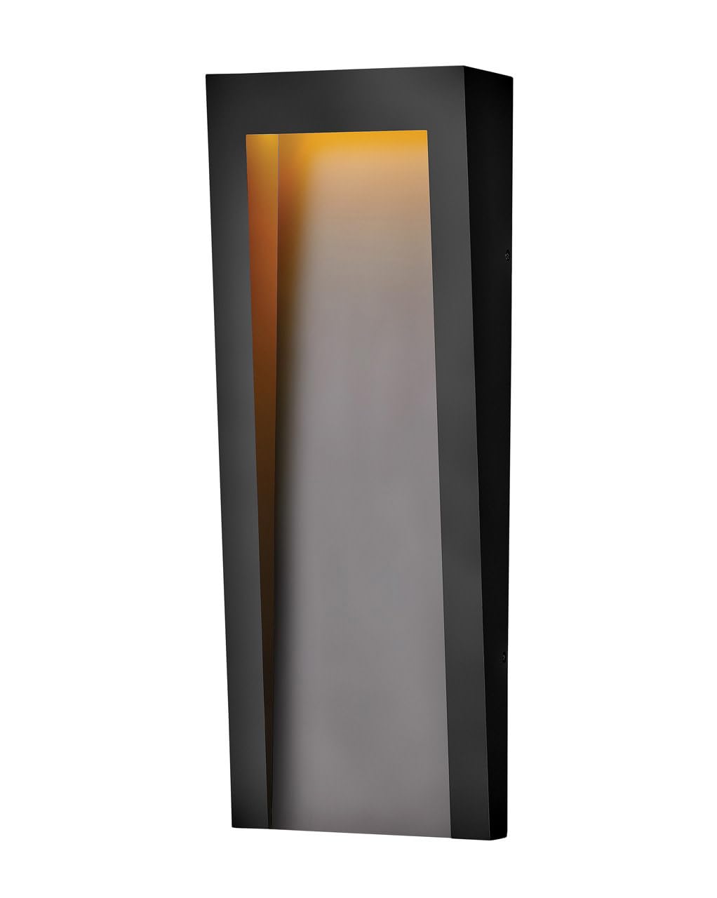 hinkley-taper-24-inch-integrated-led-outdoor-wall-lantern-textured-black-coastal image 2