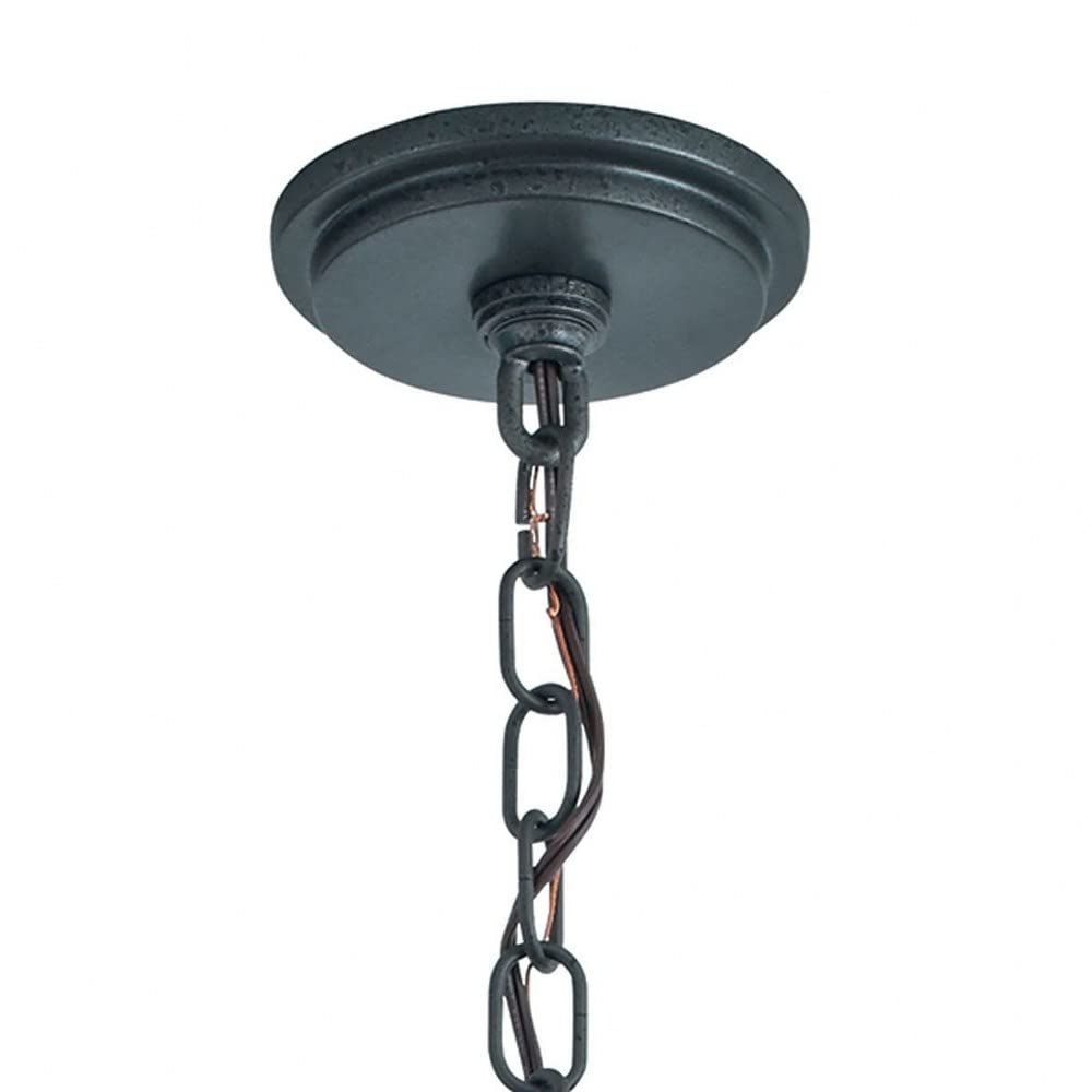 kichler-evan-6-light-chandelier-in-distressed-antique-gray-wood-with-anvil-iron- image 4