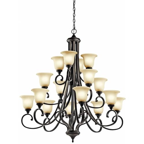 kichler-monroe-48-16-light-3-tier-chandelier-olde-bronze-finish-with-light-umber image 3