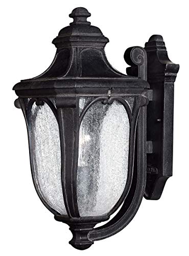 hinkley-trafalgar-traditional-one-light-small-outdoor-wall-mount-in-museum-black image 6