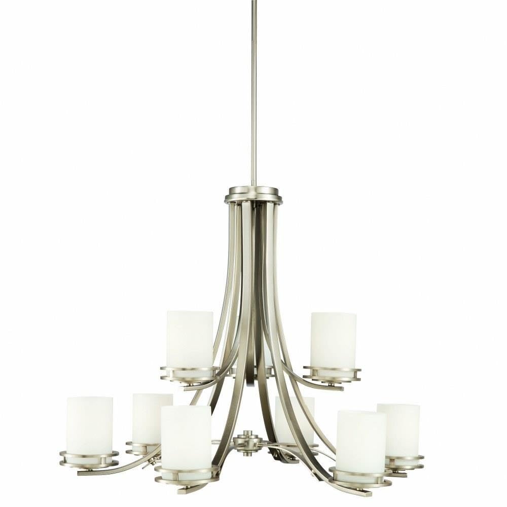 kichler-hendrik-21-5-5-light-chandelier-brushed-nickel-with-opal-glass image 6