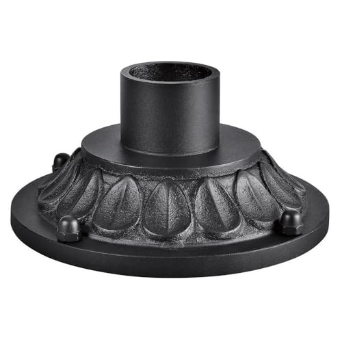 kichler-9540bkt-pier-mount-accessory-textured-black-10-x-4-75-cast-aluminum image 3
