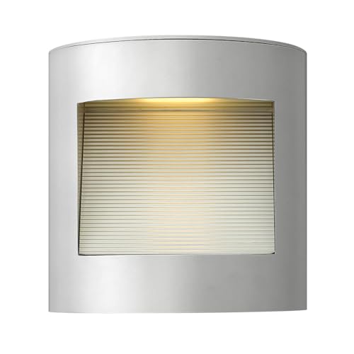 hinkley-luna-collection-9-15w-integrated-led-outdoor-wall-mount-titanium image 3