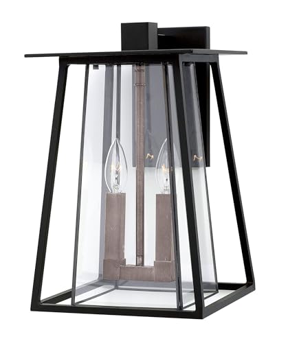 hinkley-walker-two-light-medium-outdoor-wall-mount-black image 8