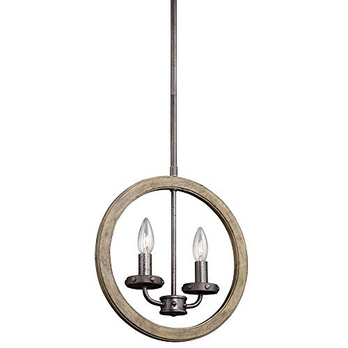 kichler-evan-43328dag-mini-pendant-wall-2-light-in-distressed-antique-gray image 3