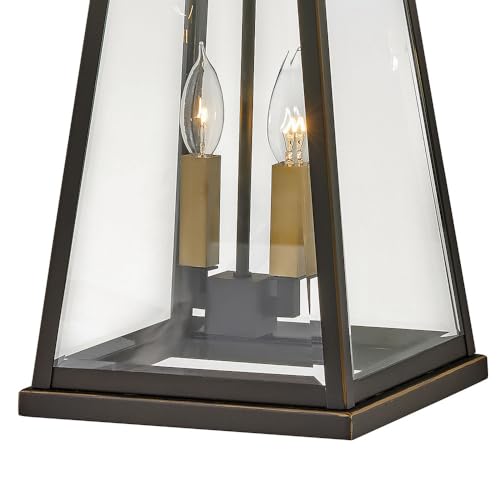 hinkley-bainbridge-collection-2-light-large-outdoor-wall-mount-oil-rubbed-bronze image 7