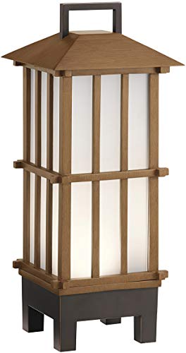 kichler-davis-49247bwfled-led-wall-lantern-with-bluetooth-speaker-bamboo-wood-fi image 2
