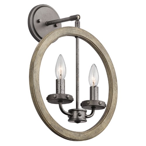 kichler-evan-43328dag-mini-pendant-wall-2-light-in-distressed-antique-gray image 4
