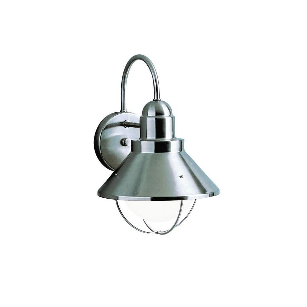 kichler-seaside-1-light-outdoor-wall-light-in-brushed-nickel-9023ni-dark-sky-com image 1