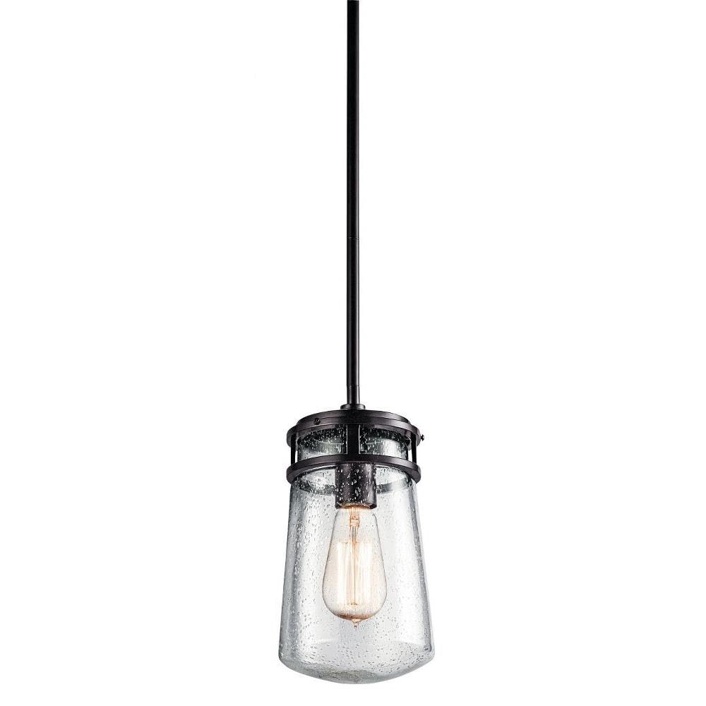 kichler-lyndon-pendant-light-seeded-glass-architectural-bronze-49447az image 1