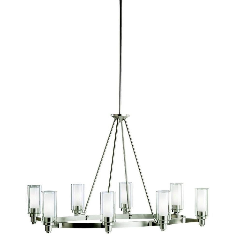 kichler-circolo-27-8-light-oval-chandelier-in-brushed-nickel image 1