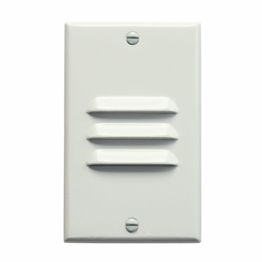 kichler-12606wh-step-and-hall-120v-led-step-light-vertical-louver-white image 1